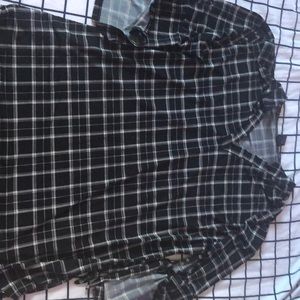 Split sleeve plaid tunic